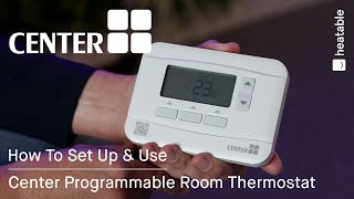 Center Programmable Room Thermostat Instructions | Step By Step Guide