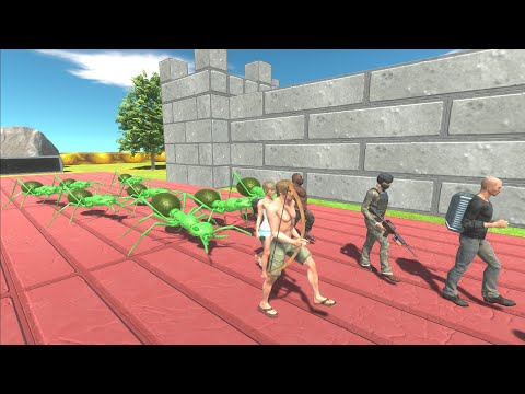 Escape from GIANT ALIEN ANTS - Animal Revolt Battle Simulator Escape from Monster
