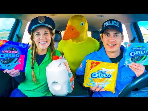 Rubber Ducky Surprises Puppy and Police in Car Ride Chase!