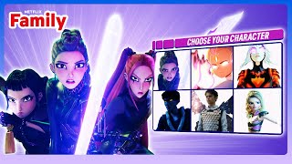 Choose YOUR Fantasy Character! ⚔️ KPop Demon Hunters, Mermaid Magic + MORE! | Netflix Family
