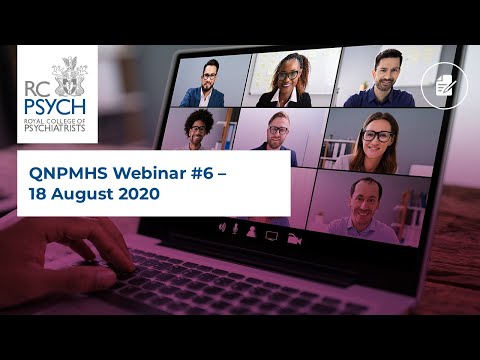 QNPMHS Webinar #6 – 18 August 2020