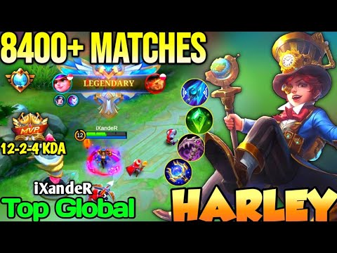 HARLEY BEST BUILD IN 2022 | TOP GLOBAL HARLEY iXandeR - MOBILE LEGENDS