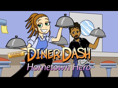 Diner Dash 4: Hometown Hero - Museum Grill - Multiplayer: Up for Grabs - Easy
