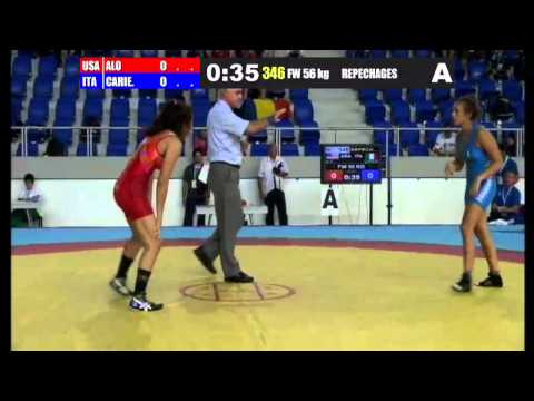 2013 Fila Cadet World Championships 56kg, Teshya's 2nd Match