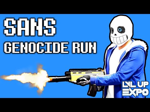 Sans Undertale Genocide Run @ LVL UP EXPO 2022
