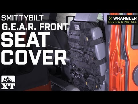 Jeep Wrangler Smittybilt G.E.A.R. Front Seat Cover - Black (1987-2018 YJ, TJ, JK) Review & Install