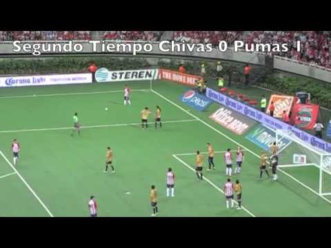 Resumen del Partido de Ida de la Semifinal Chivas vs Pumas, Jueves 12 de Mayo 2011..m4v