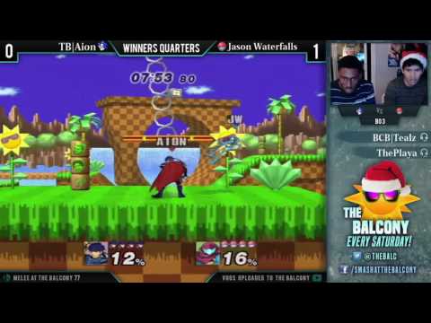 PM @ the Balcony 77 - Winners Quarters ft. TB|Aion (Sonic, Ike) VS Jason Waterfalls (Samus)
