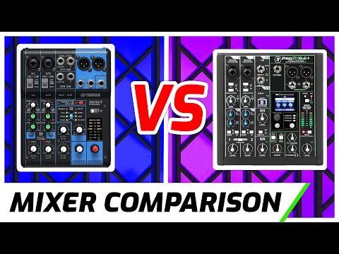 Yamaha MG06X vs Mackie ProFX6v3+ Audio Mixer | Complete Comparison