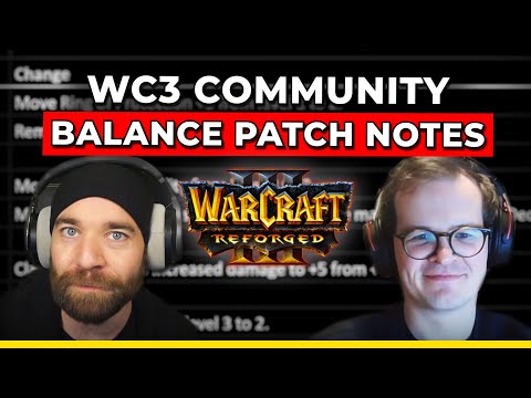 Warcraft 3 Community Balance Patch Proposal | How We Would Patch the Game
