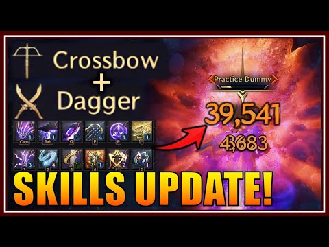 Throne and Liberty - Best Skill Rotation for Crossbow & Dagger! - Most Important Stat for 2x Damage!