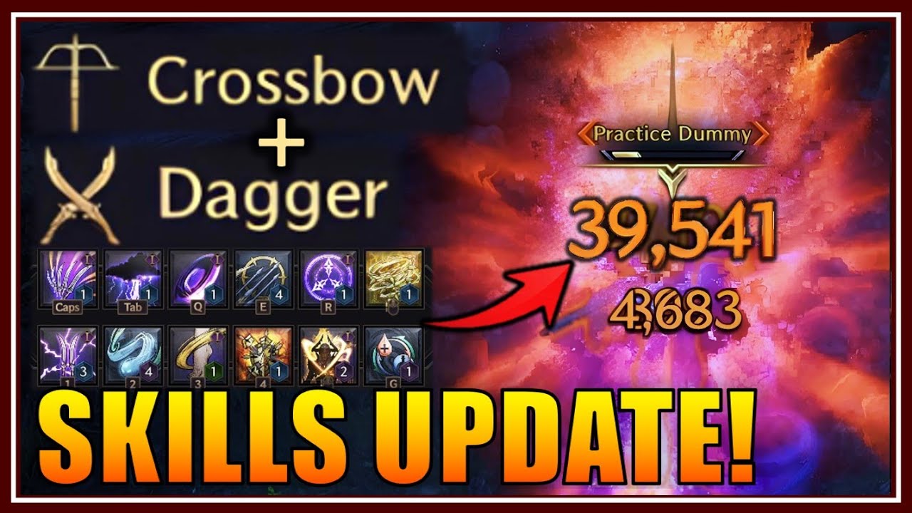 Throne and Liberty - Best Skill Rotation for Crossbow & Dagger! - Most Important Stat for 2x Damage!