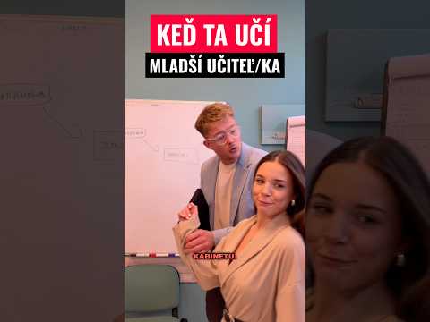 Aký je tvoj NAJMLADŠÍ UČITEĽ/KA?😆👀 #czsk #sranda #vtip #škola