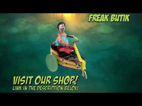 Tin Toy - Clow on tricycle - Tin clown - Freak Butik
