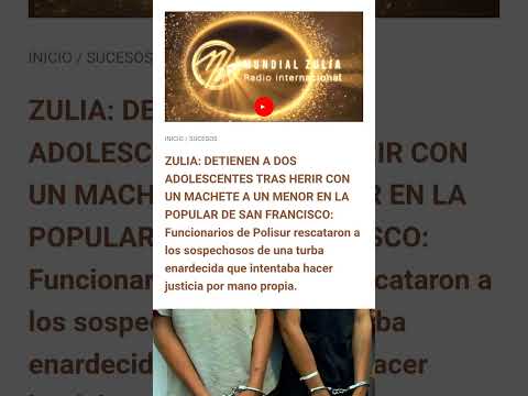 DETIENEN A DOS ADOLESCENTES TRAS HERIR CON UN MACHETE A UN MENOR EN LA POPULAR DE SAN FRANCISCO
