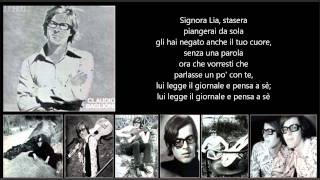 CLAUDIO BAGLIONI - Signora Lia