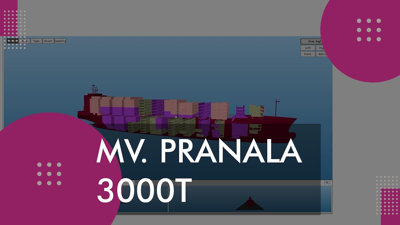 iStow Container for MV. Pranala 3000 TEUs