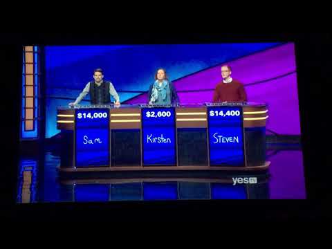 Double Jeopardy, Sam Kavanaugh Day 2 - 3rd Daily Double (7/11/19)