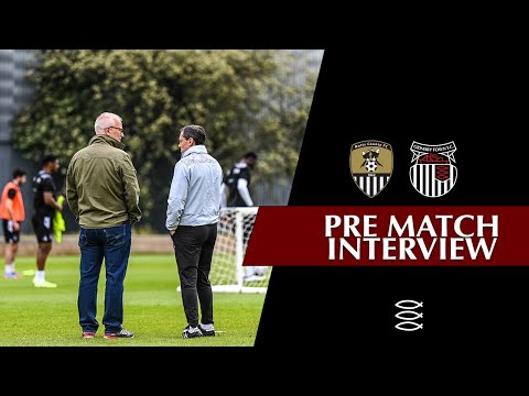 Notts County Play-Off Eliminator | Pre Match Interview
