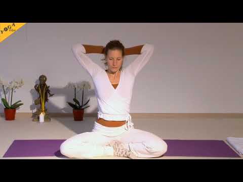 Rückenyogastunde für Anfänger mit Erklärungen - 54 Minuten mit Vorkenntnissen - mit Sukadev und Lea