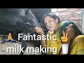 Viral Milk Making Night Milking Vlog ️
