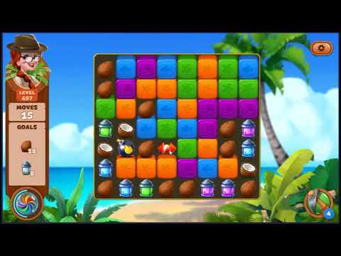 Lost Island Blast Adventure Level 497 - NO BOOSTERS 🏝️ | SKILLGAMING ✔️