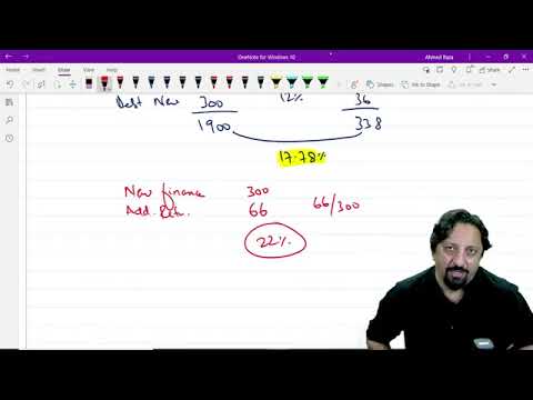 Lecture 8 Marginal Cost of Capital , WACC as a Discount Rate & Practice Question