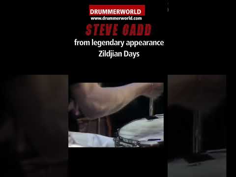 Steve Gadd: SHORT DRUM SOLO from legendary Appearance Zildjian Days - #stevegadd  #drummerworld