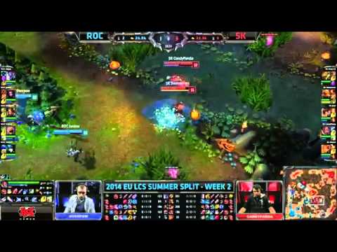 ROCCAT vs SK Gaming | ROC vs SK | 2014 EU LCS Summer Split W2D1 G4 [HQ]