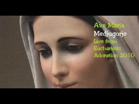 Ave Maria Medugorje Live from Eucharistic Adoration 2010