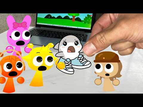 Sprunki Simon rescues BABY TRALALERO (incredibox animation)