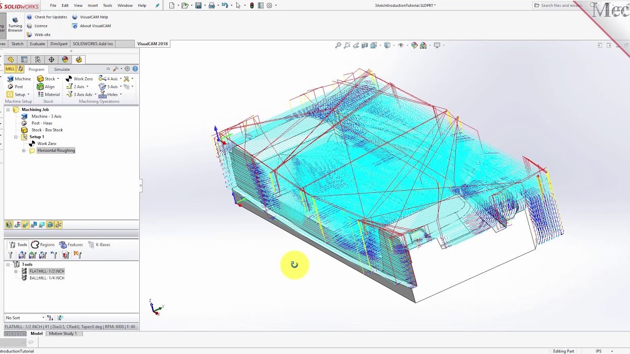 VisualCAM 2018 for SOLIDWORKS 3-Axis Machining Introduction