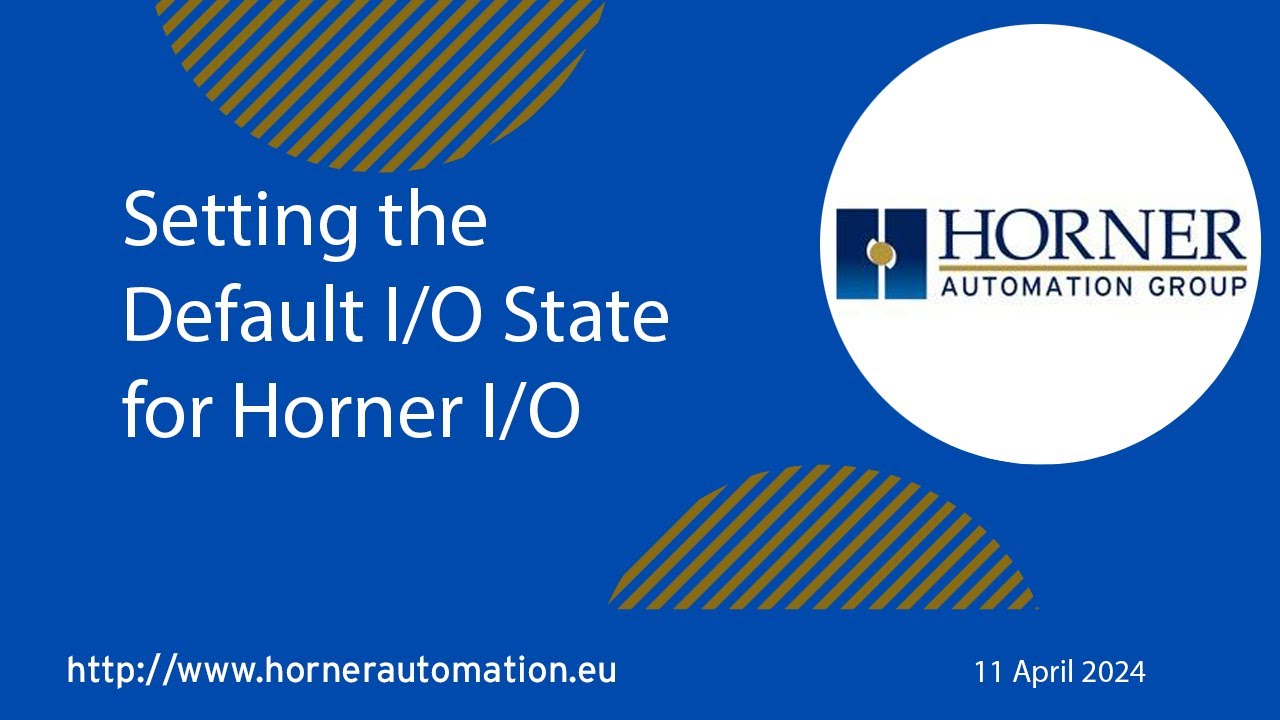 Setting the Default I/O State for Horner I/O