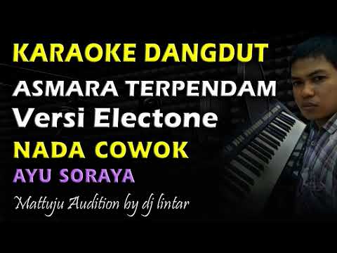 Karaoke Dangdut Asmara Terpendam || Nada Cowok