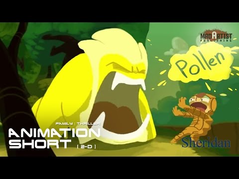 2D Animated Short Film "POLLEN" Cute Thriller Animation by Sheridan