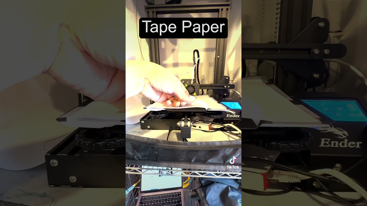 3D printing a PDF onto paper #3dprinting #sketch #humor