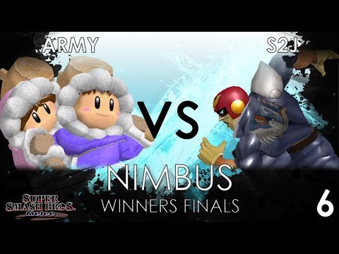 Nimbus #6- Top Shelf | ARMY (Ice Climbers) VS Tempo | S2J (Falcon) - SSBM Winners Finals
