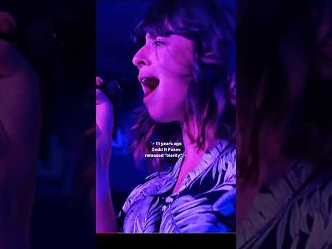♥️🥺 Zedd ft Foxes Clarity Live performance