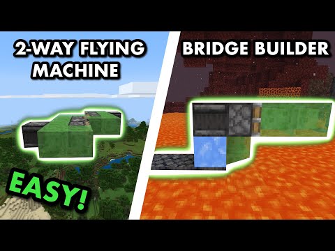 SIMPLE AND USEFUL REDSTONE BUILDS TUTORIAL in Minecraft Bedrock (MCPE/Xbox/PS4/Switch/Windows10)