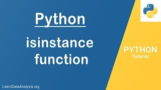 Python Tutorial | isinstance Function