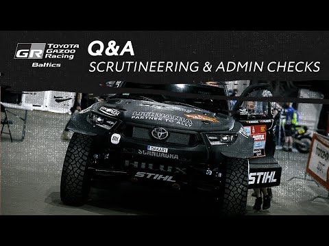 Q&A Scrutineering & admin checks | Dakar 2022 | Benediktas Vanagas