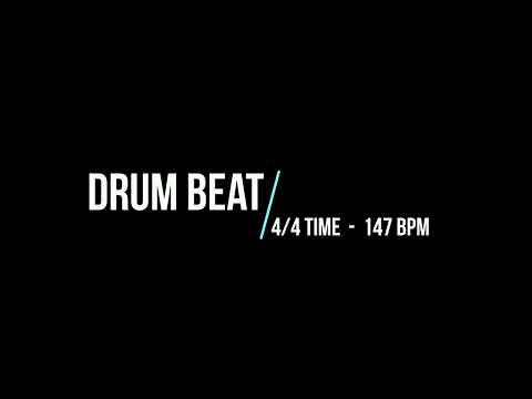 DRUM BEAT - 4/4 TIME [147 BPM]