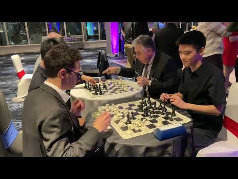 Fabiano Caruana vs Yasser Seirawan in crazy bughouse Oct 2022