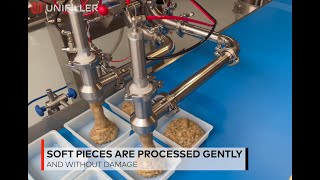 Unifiller M2 Servo depositor - perfect for double-lane depositing over packaging lines