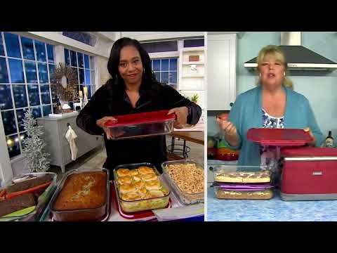 LocknLock 9x13 Glass Dish with Locking Lid on QVC