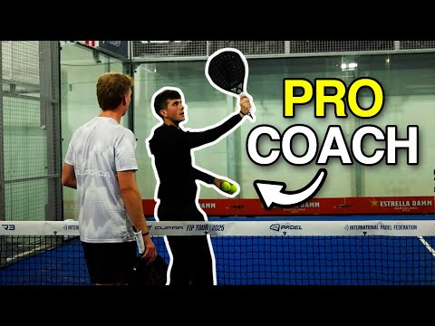 The BEST Vibora Padel Lesson! (Pro Coach Teaches Me)