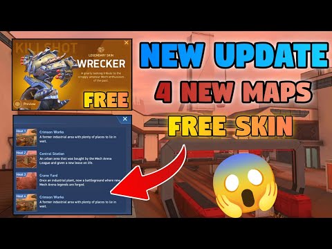 Mech Arena New Updates 🤩New Mechs, Free Legendary skin, New Maps