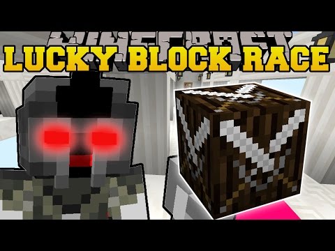 Minecraft: INTENSE GLADIATORS LUCKY BLOCK RACE - Lucky Block Mod - Modded Mini-Game
