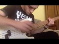 ghost absolution(not whole song, read description) bass cover