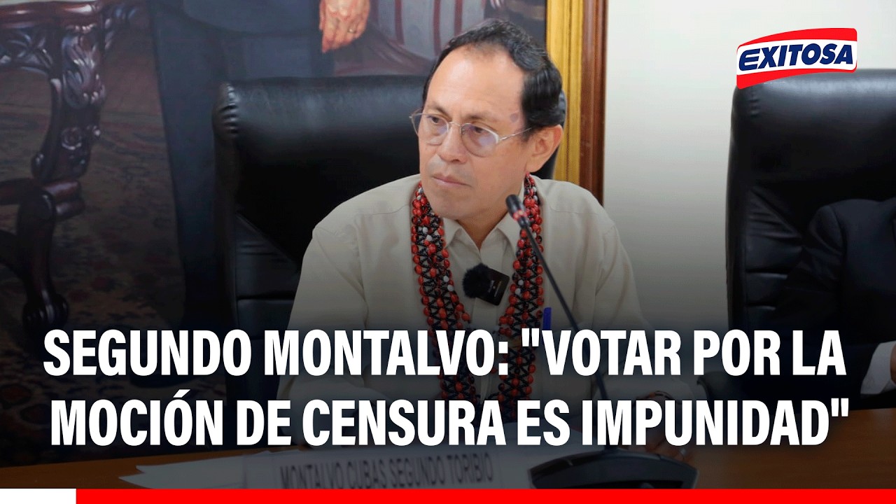 🔴🔵 Segundo Montalvo: "Votar por la moción de censura es impunidad"